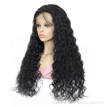 Vietnam Human Hair Wig Vendor Cheap Price Water Wave Lace Frontal Wigs Natural Hairline Pre Plucked Lace Wig Water Wave Hair